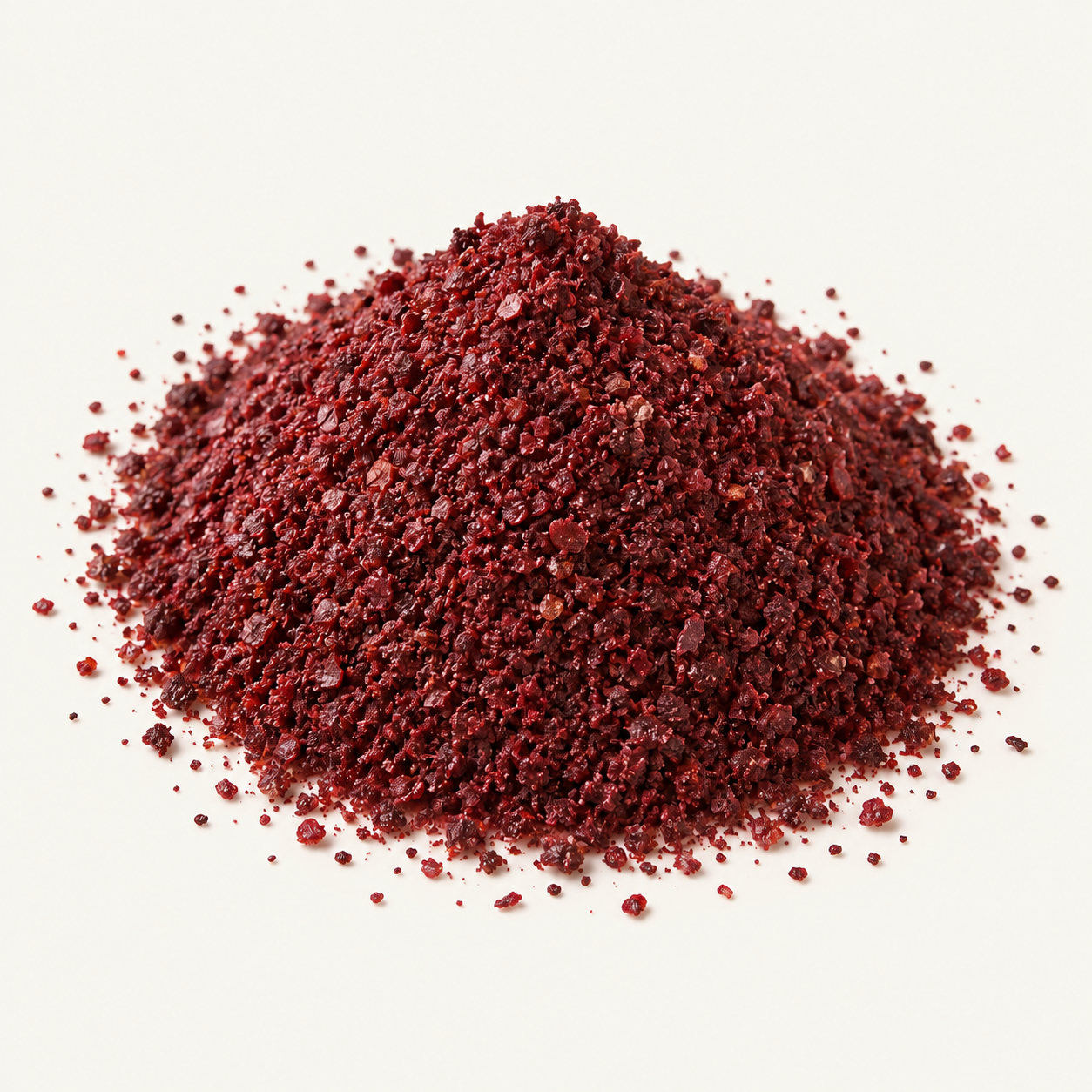 Warmly lit coriander seeds on a natural cream surface